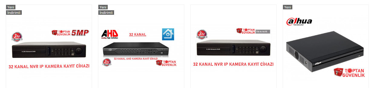 nvr kayıt cihazı 32 kanal