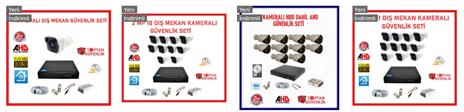 paket kamera sistemi fiyatları