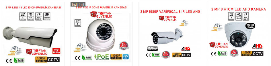 panasonic güvenlik kamera fiyatları