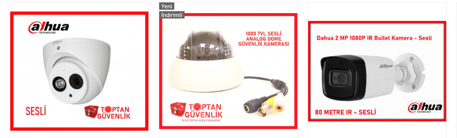 ses kayıtlı kamera sistemleri