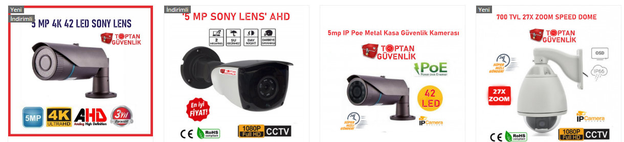 sony güvenlik kamera fiyatları ve özellikleri