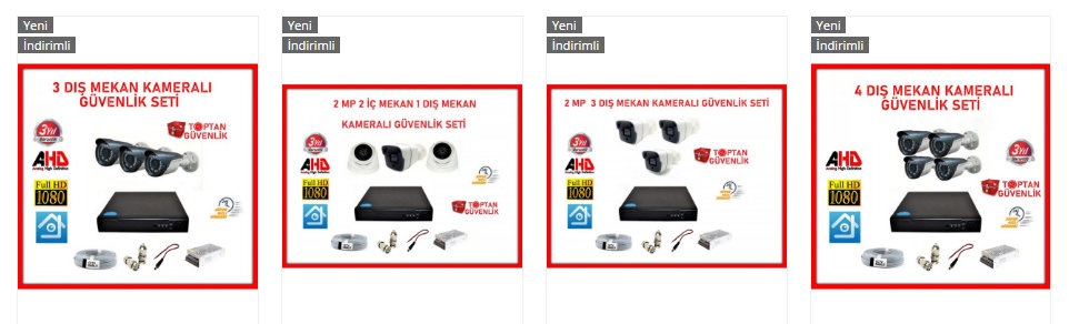 ucuz güvenlik kamera sistemleri fiyatları