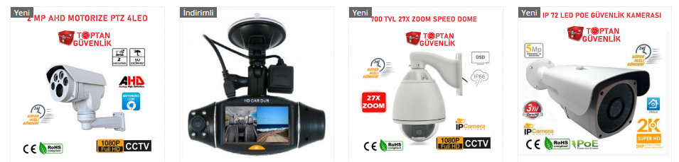 yüksek çözünürlüklü güvenlik kamerası fiyatları