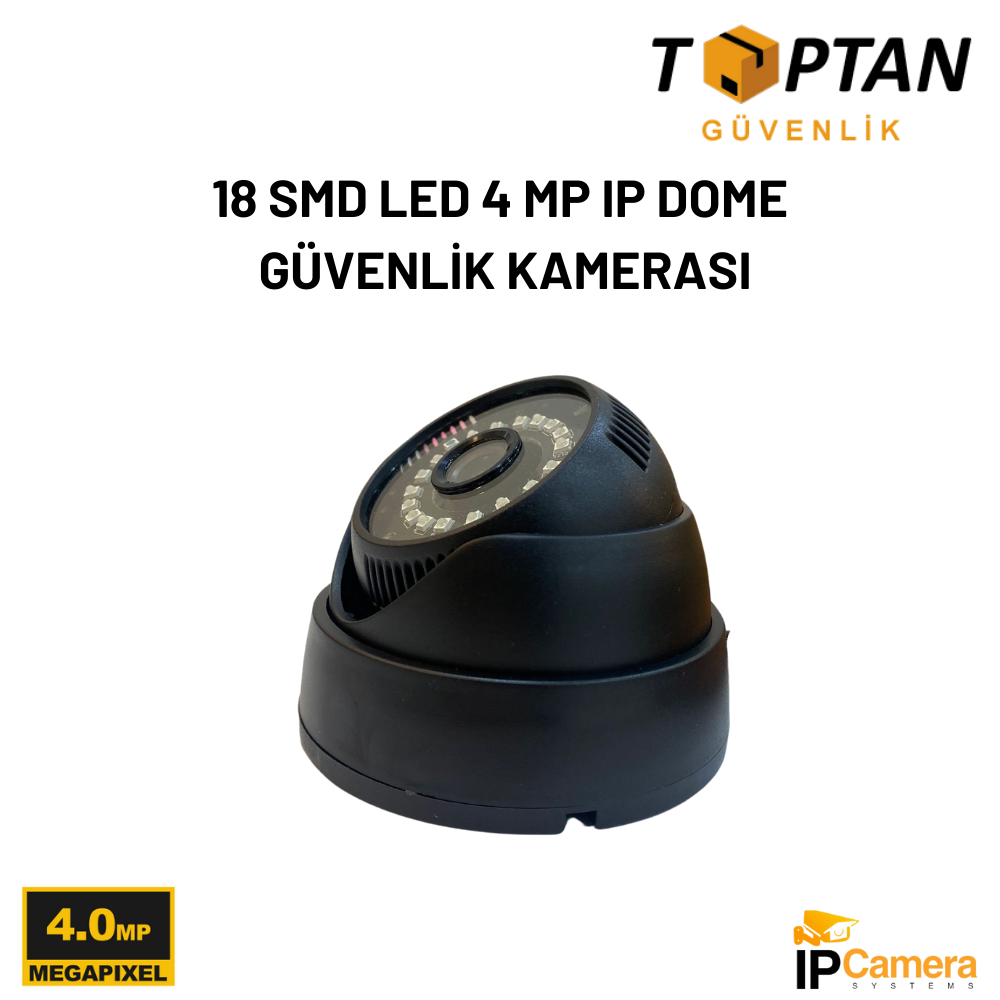 ARNA 4 MP 18 SMD LED 3.6 MM GENİŞ AÇI 320 GB HDD DAHİL İÇ MEKAN GÜVENLİK KAMERA SETİ - ST443201914 görünüm