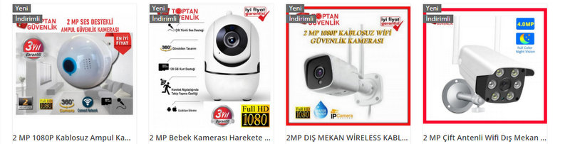 kablosuz güvenlik kamerası