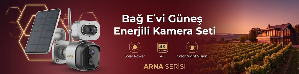 bağ evi solar güvenlik kamerası
