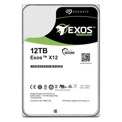 Seagate EXOS 12 TB ST12000NM0008 3.5" 7200 RPM SATA 3 GÜVENLİK HARDDİSK görünüm
