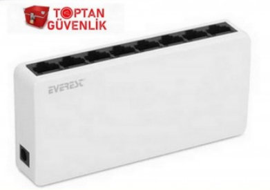 SWITCH 8 PORT 10/100 EVEREST ETHERNET SWİTCH ESW-108 görünüm