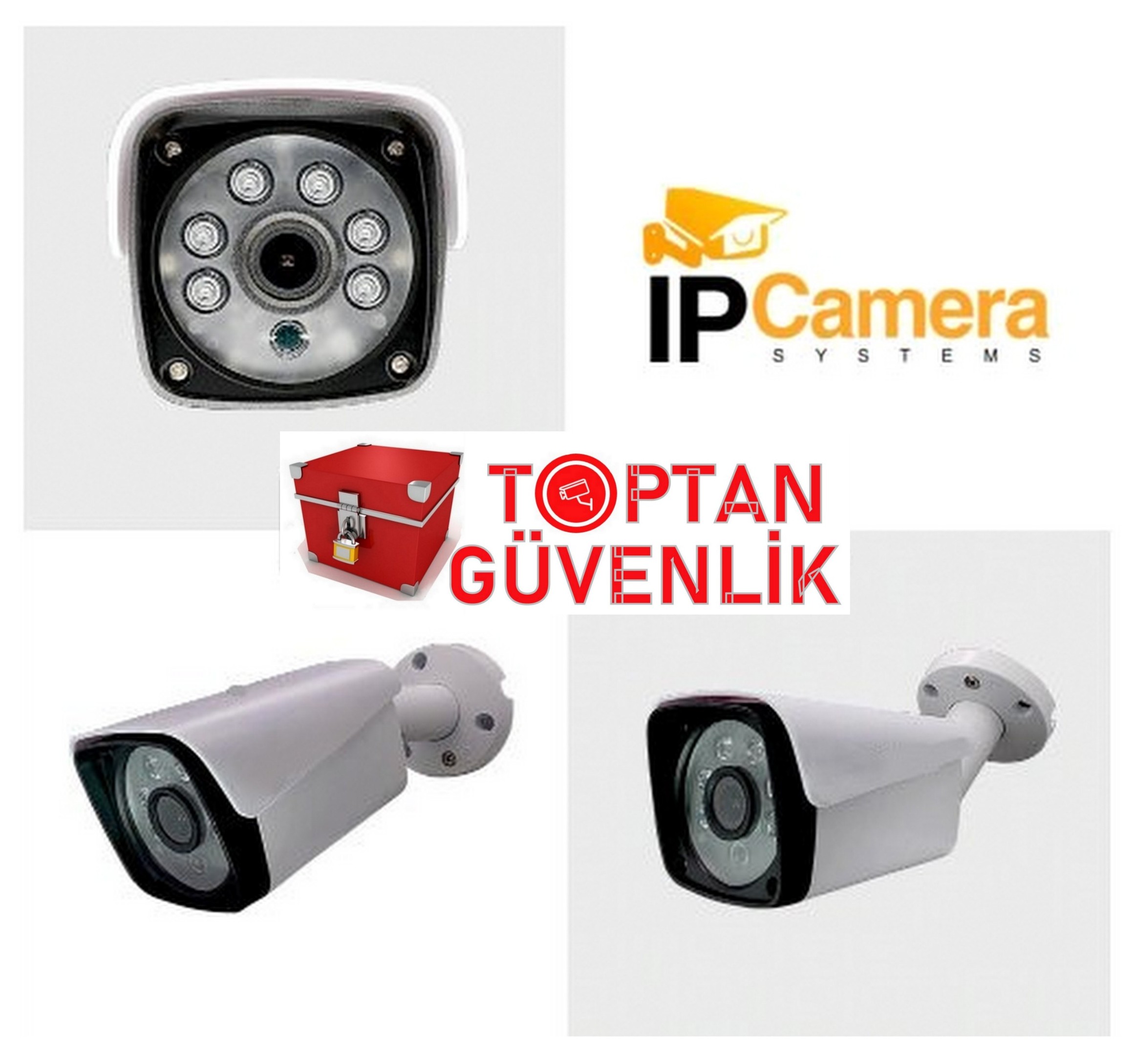 2.0 MP 1080P 6 ATOM LED BULLET IP METAL KASA KAMERA ARNA-1036 görünüm