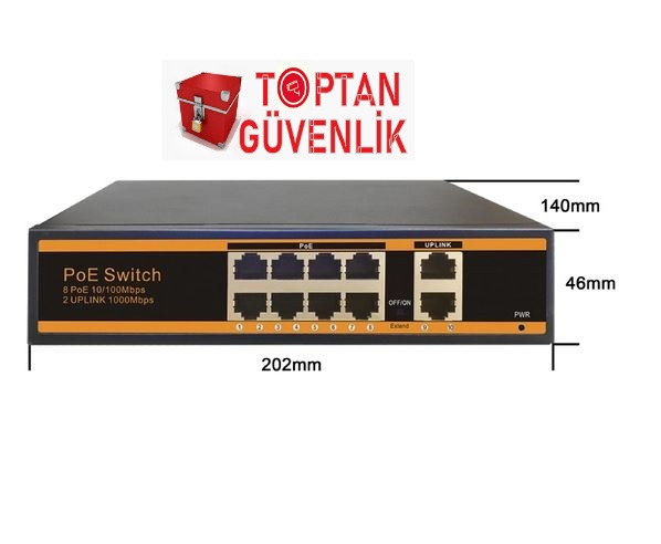 8 port poe switch