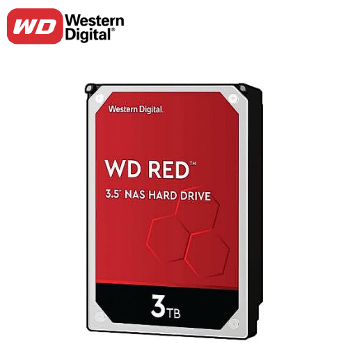 Western Digital RED 3 TB WD30EFAX 5400 RPM SATA 3 3.5 inç NAS HARDDİSK görünüm